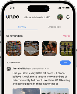 Unee App Screen 2