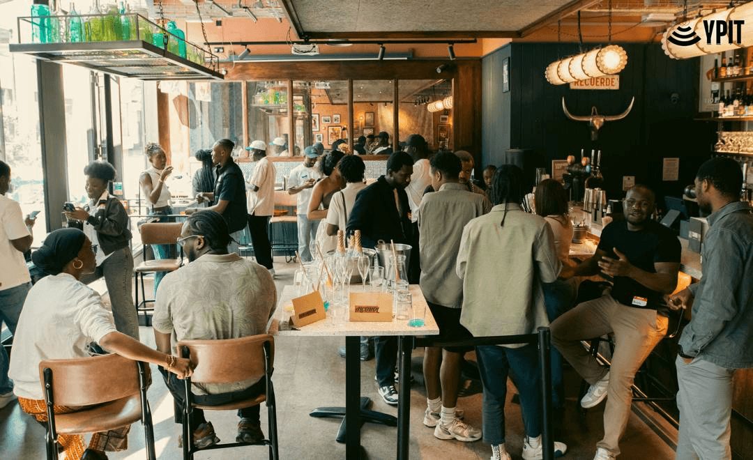 Cafe networking event